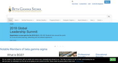 Desktop Screenshot of betagammasigma.org