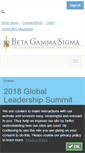 Mobile Screenshot of betagammasigma.org